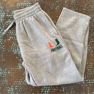Adidas University of Miami Sweatpants